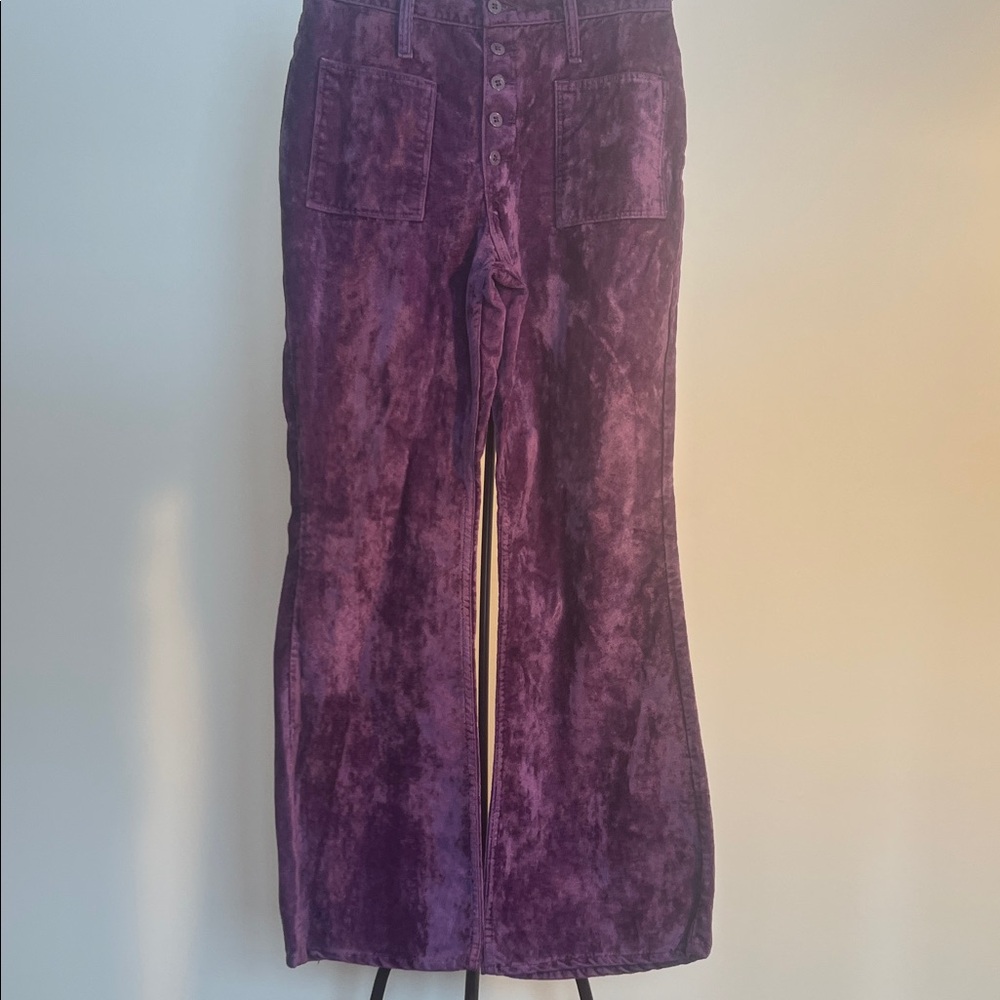 Vintage Wrangler Crushed Velvet Bell Bottoms